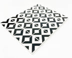 Black & White Kitchen / Diner Flooring - B3 Customs® Printed 2x2 Tile - 