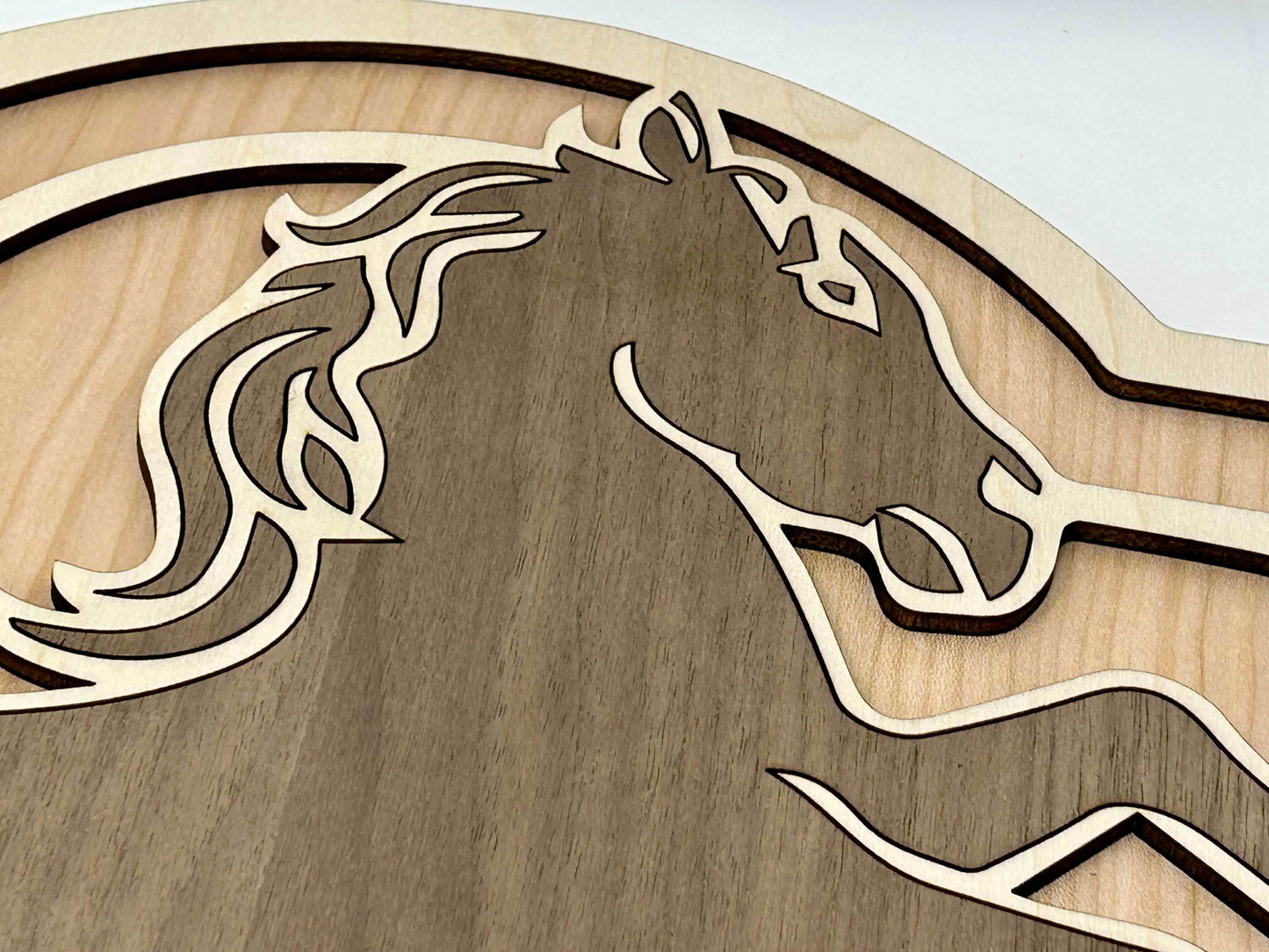 The Prancing Pony Sign - Single Sided Maple Horse