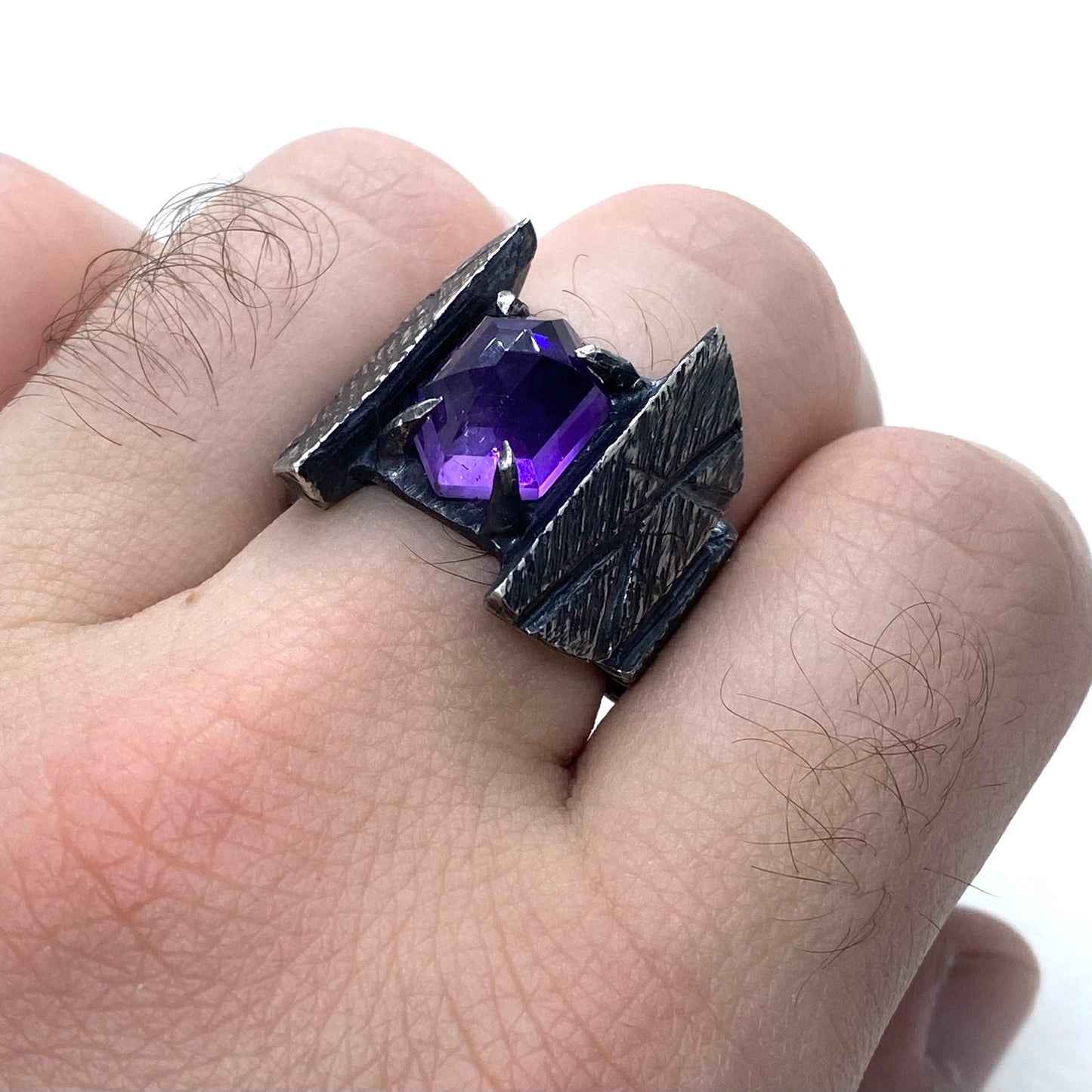 Paladin’s Curse Amethyst Ring Sterling silver Fulfilled Julian The 2nd