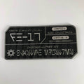 DH-17 Star Wars Blaster Plaque - 
