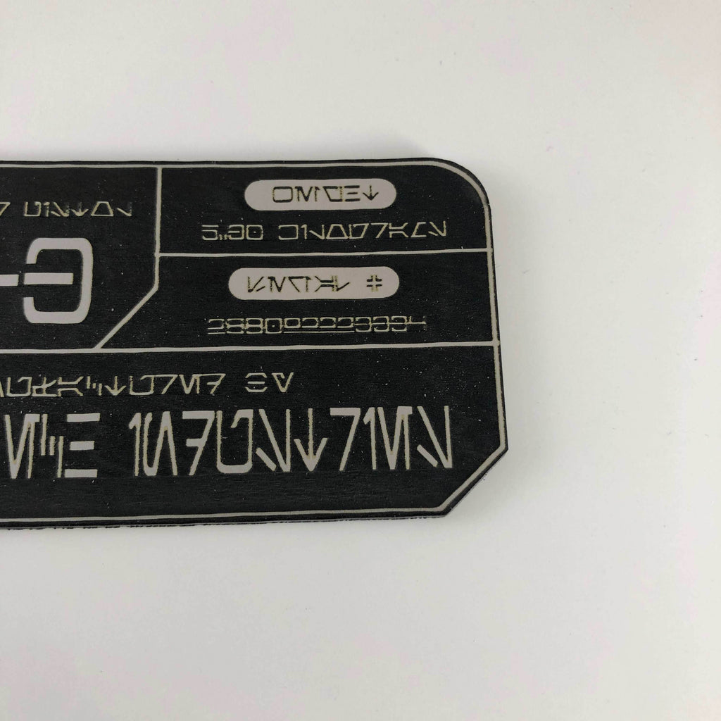 EE-3 Star Wars Blaster Plaque - 