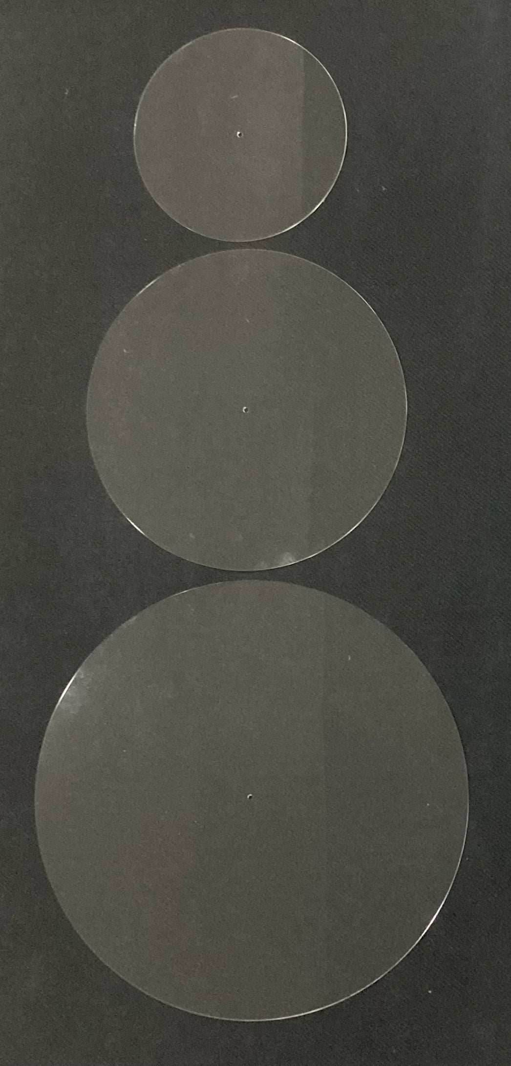 Acrylic Objective Zone Markers - For Use in Conquest (Not Official) - No Color / Tournament Package
