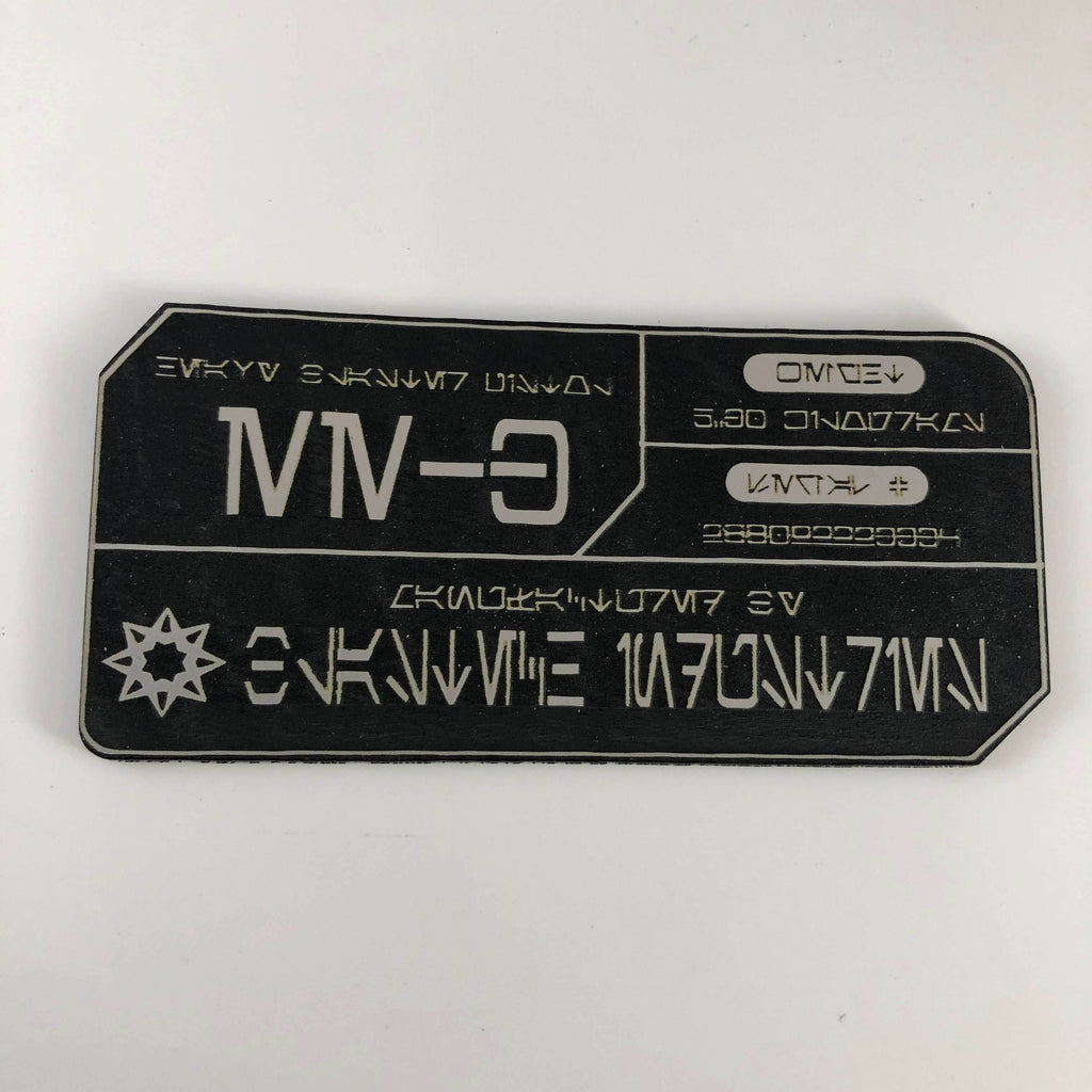 EE-3 Star Wars Blaster Plaque - 