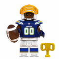 Los Angeles Chargers NFL Football Teams Lego Minifigures Custom Toys