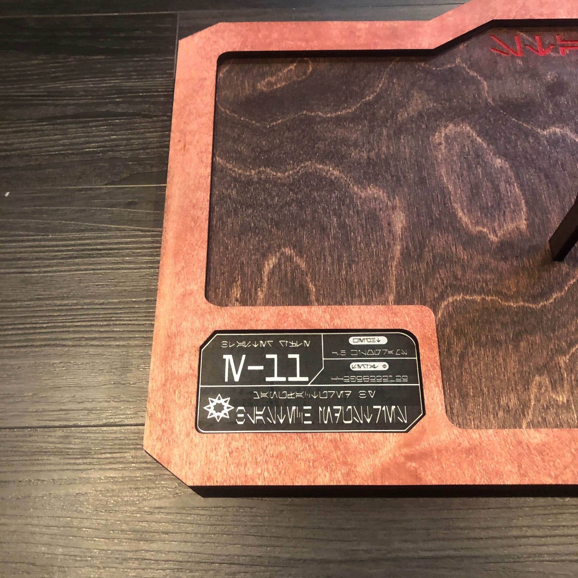 E-11 Blaster Wood Wall Mount - 