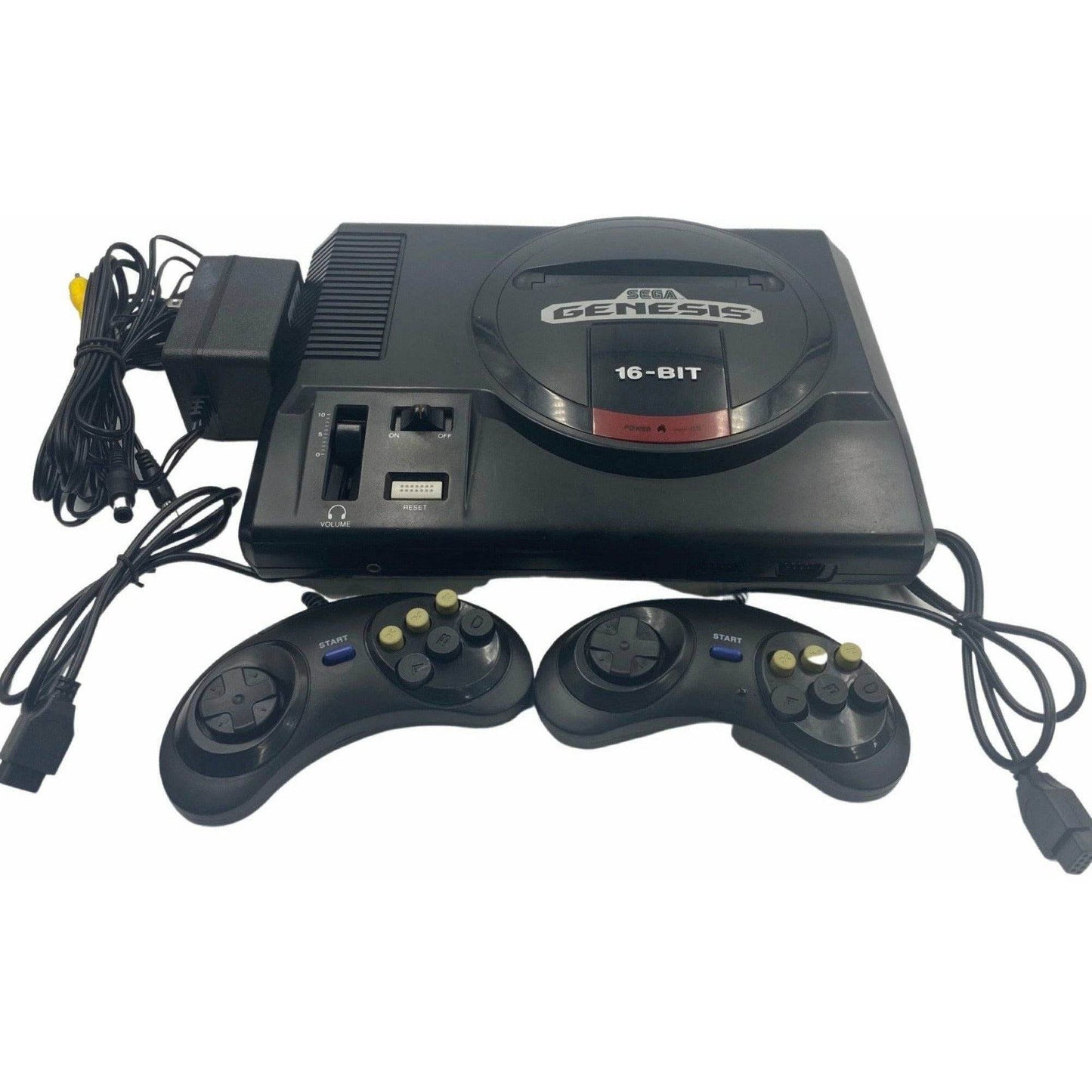 Sega Genesis Model 1 Console - Sega Genesis (Refurbished) - 2 - New 6 Button Aftermarket (Refurbished)