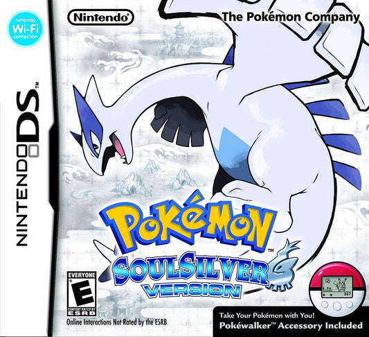 Pokemon Soulsilver | DS - VG- Cart, VG Inner Case, Reproduction Manual