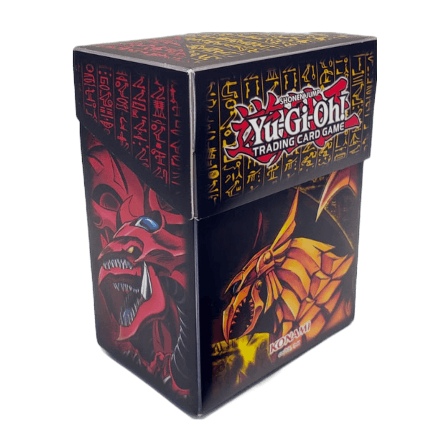 Yugioh Deck Box - Slifer Obelisk and Ra