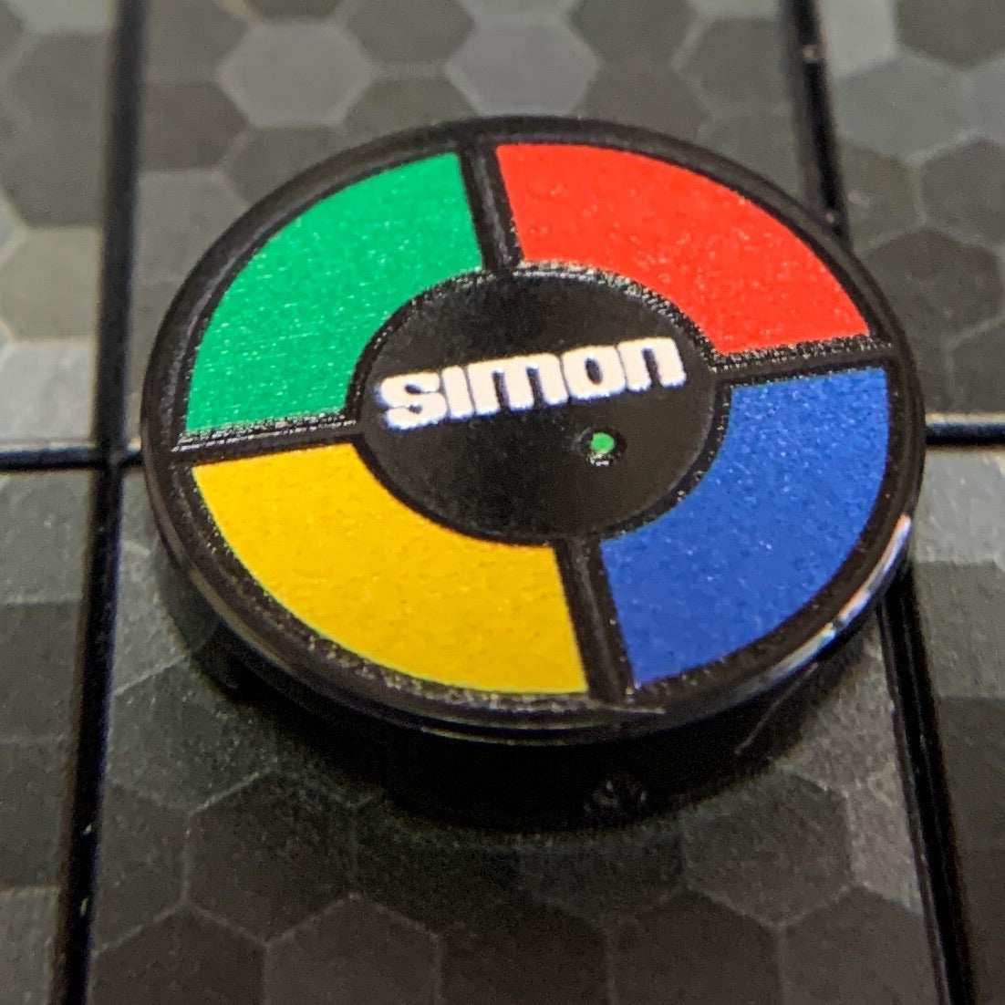 Simon - Custom Printed 2x2 Round Tile made using LEGO part - 