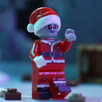 Zombie Santa Minifig made using LEGO parts - B3 Customs - 
