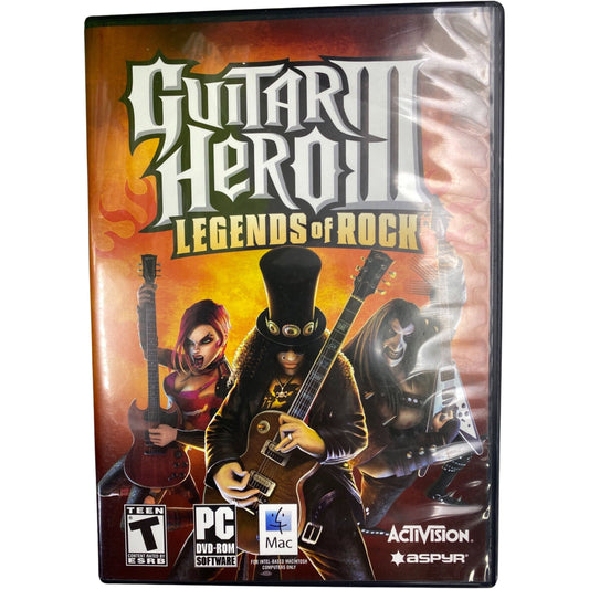 Guitar Hero III Legends Of Rock - PC/MAC (GAME ONLY)