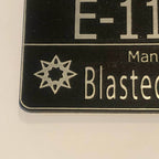 E-11 Star Wars Blaster Plaque - 