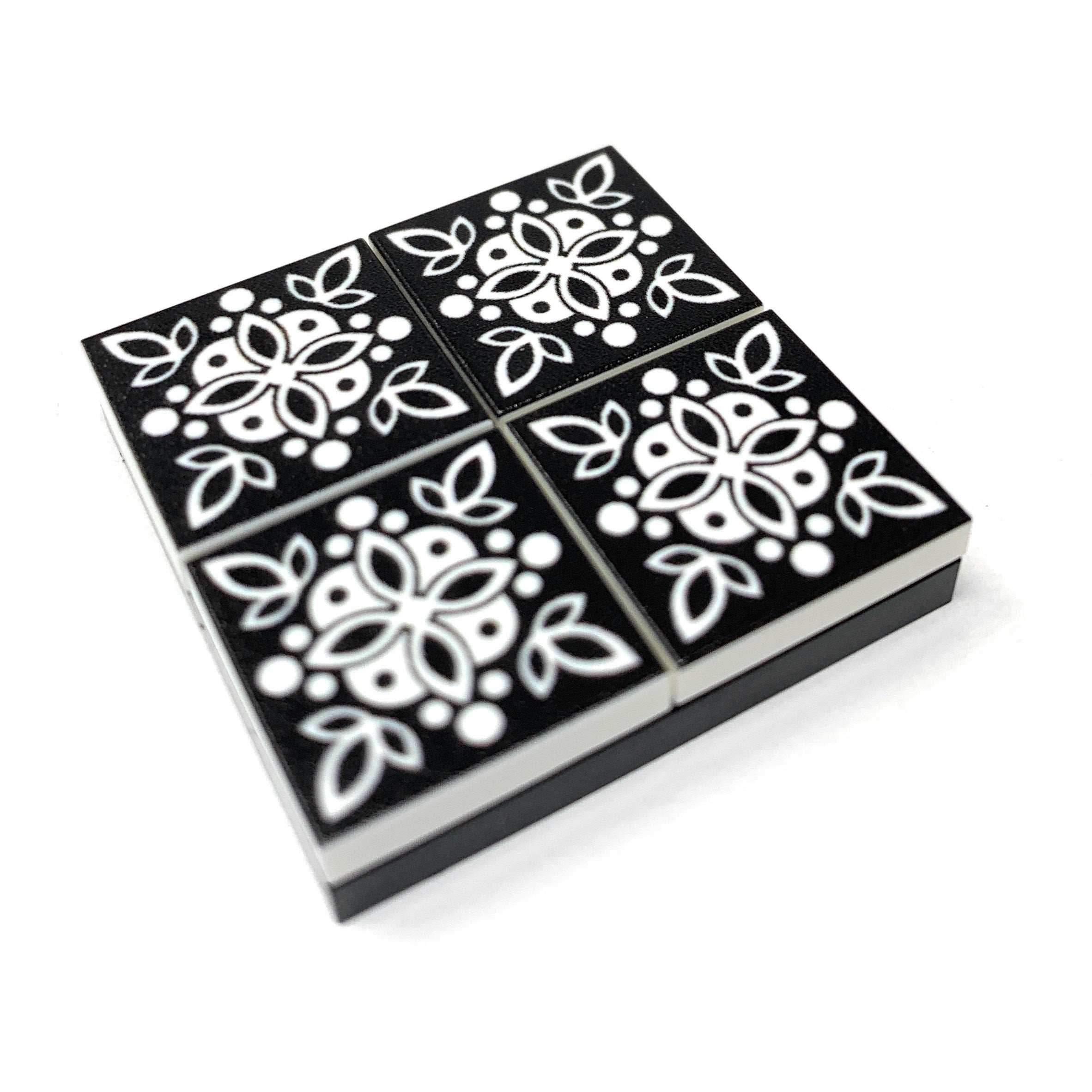 Turkish Kitchen Flooring / Wallpaper #2 made using LEGO part - Printed 2x2 Tile - 