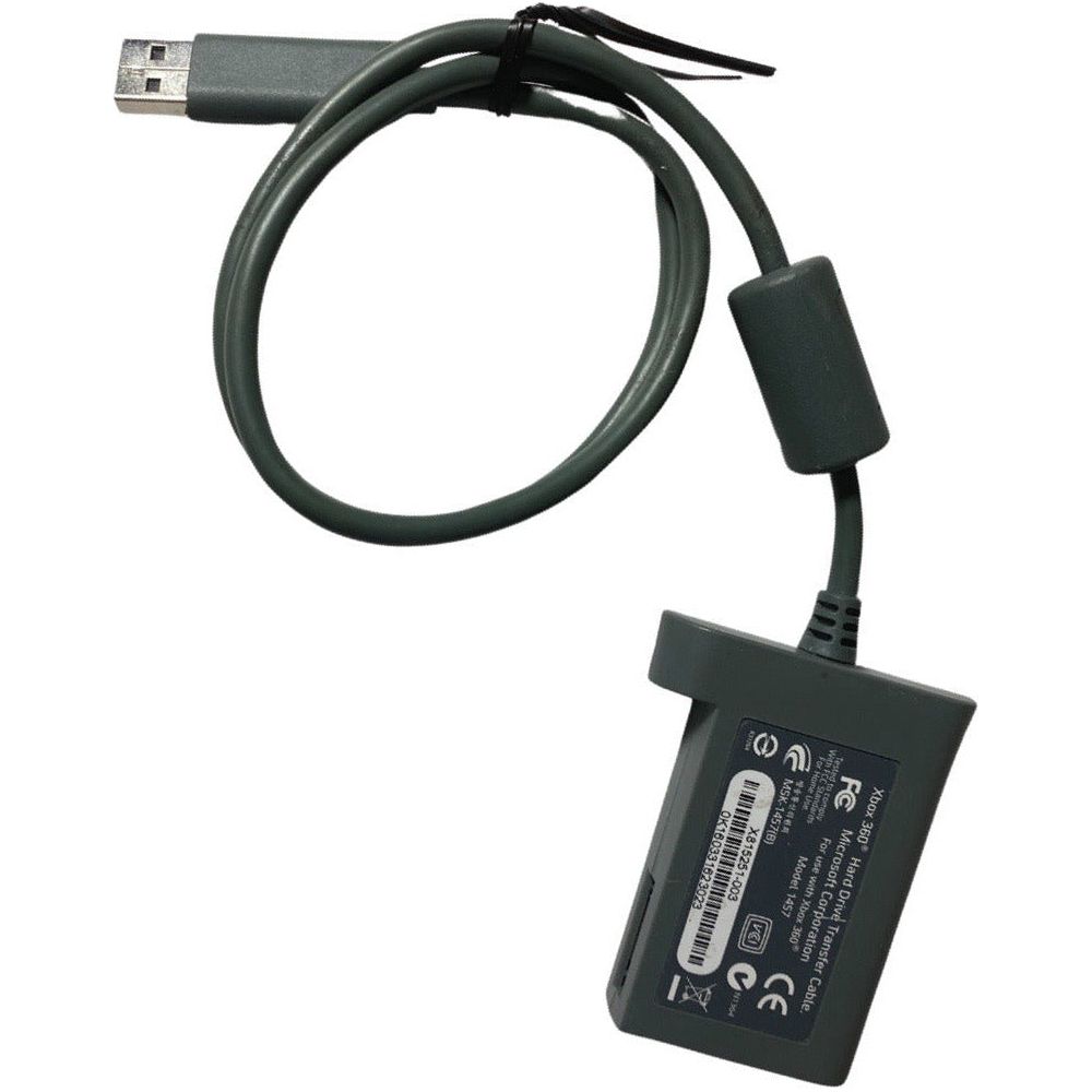 Hard Drive Transfer Cable [Gray] - Xbox 360 (OFFICIAL)