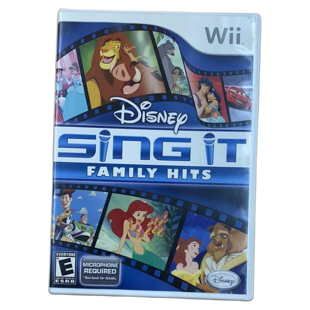 Disney Sing It Family Hits - Wii - (CIB)