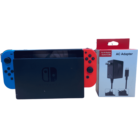 Nintendo Switch With Blue And Red Joy-Con - No