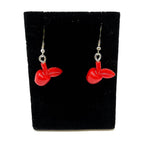 B3 Customs® Apple Earrings made from LEGO Bricks - Red