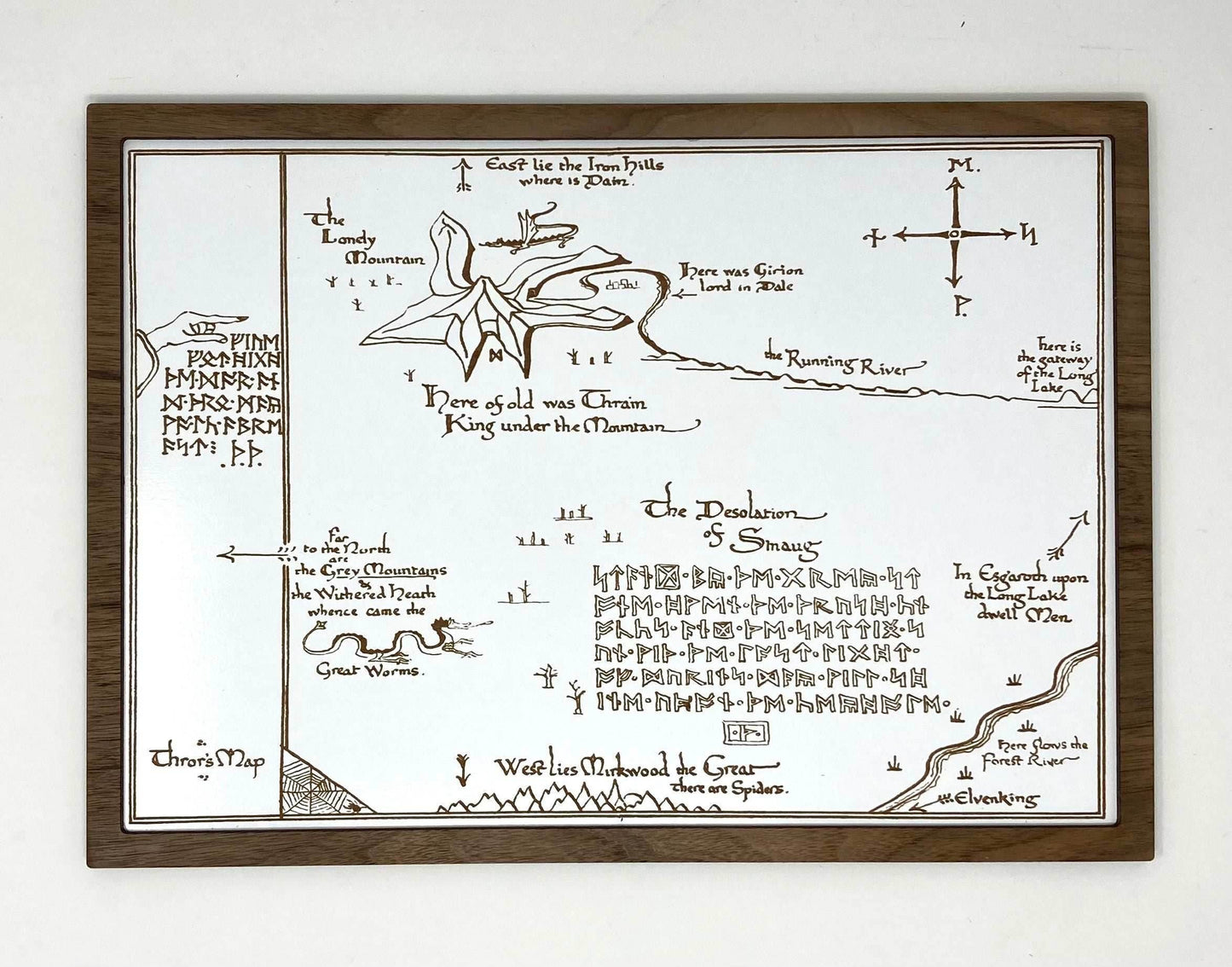 Lord of the Rings Map | The Misty Mountain - 
