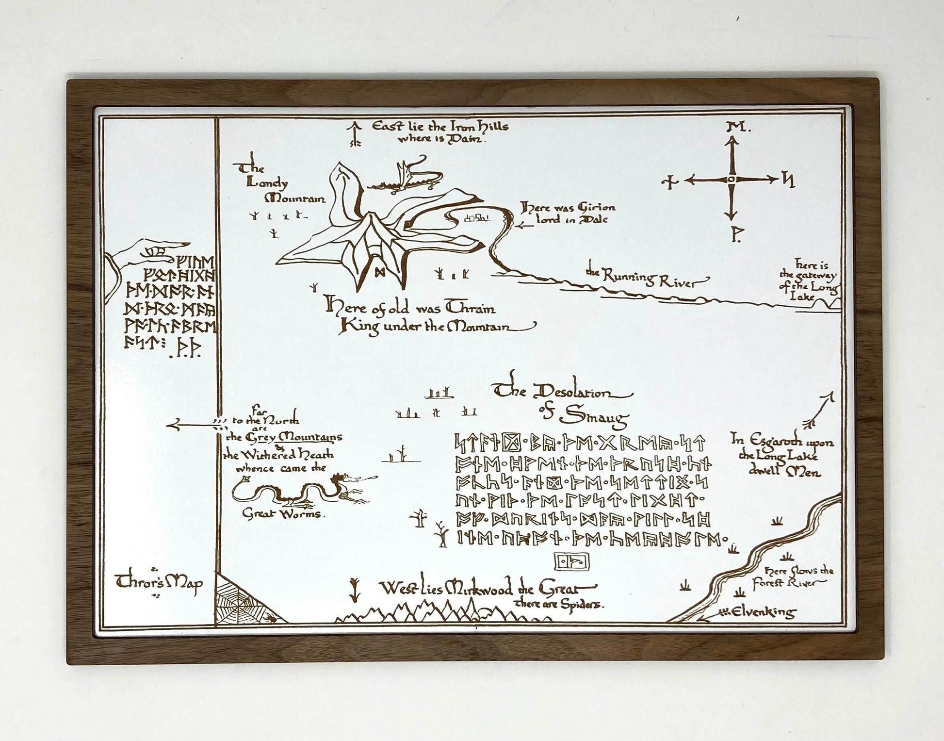 Lord of the Rings Map | The Misty Mountain - 