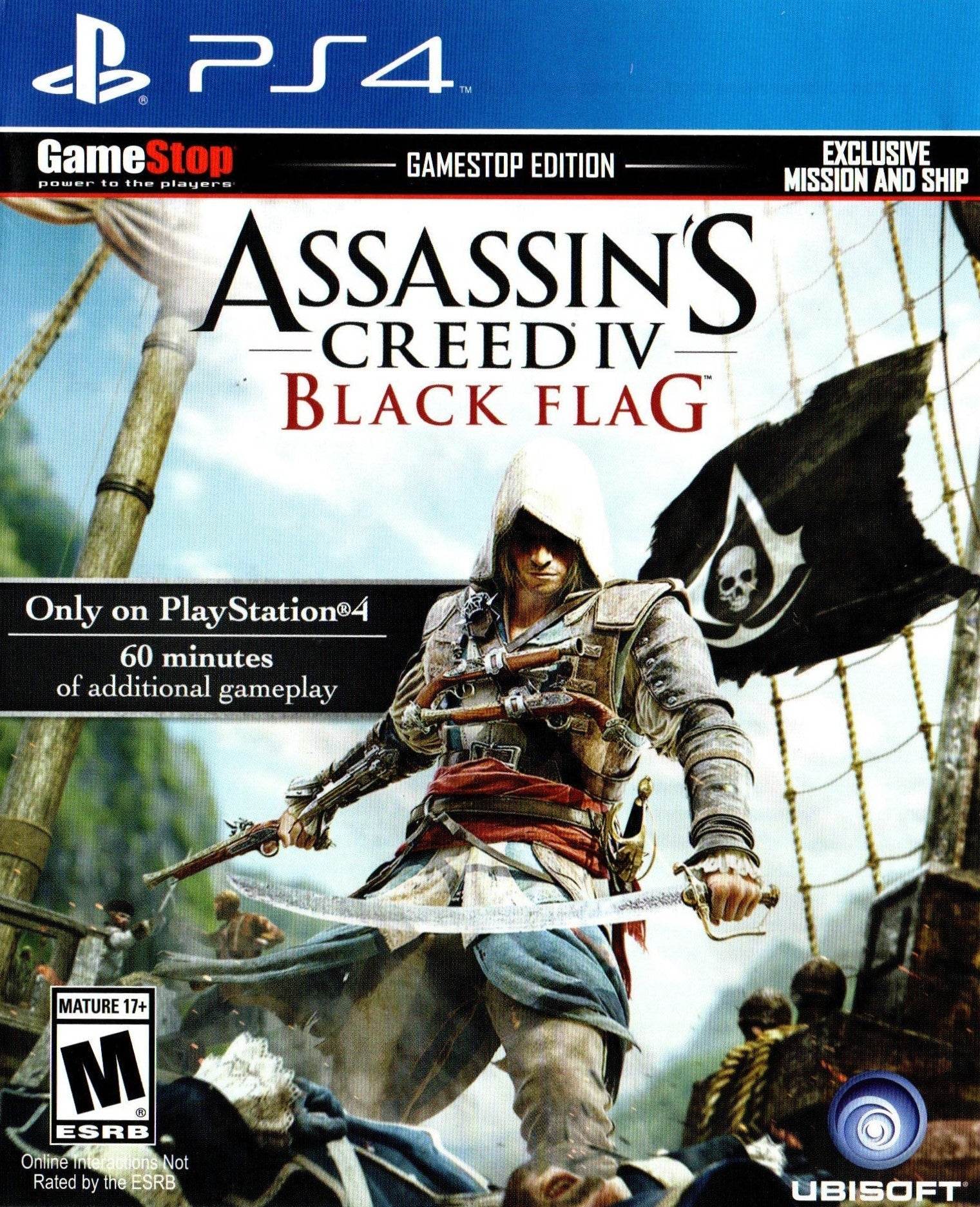 Assassin's Creed IV: Black Flag (GameStop Edition) (Playstation 4) - Game Only