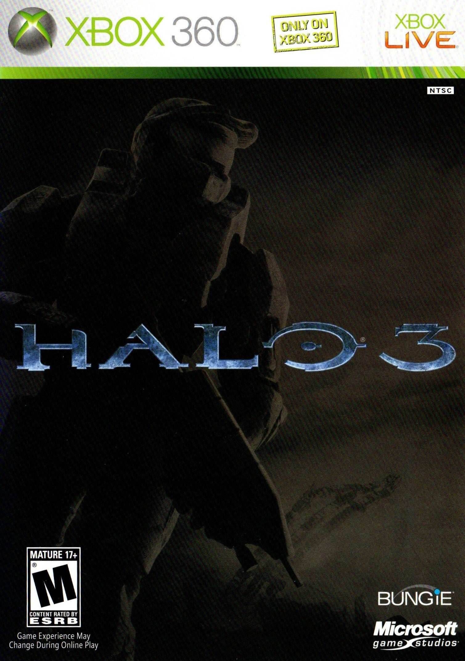 Halo 3: Legendary Black Cover Variant (Xbox 360) - Game Only
