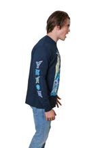 Venom Brite Box 90'S Marvel Comics Adult Long Sleeve T Shirt - S