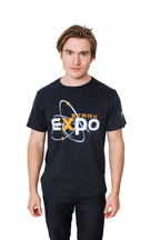 Iron Man Stark Expo Logo Marvel Adult T Shirt - S