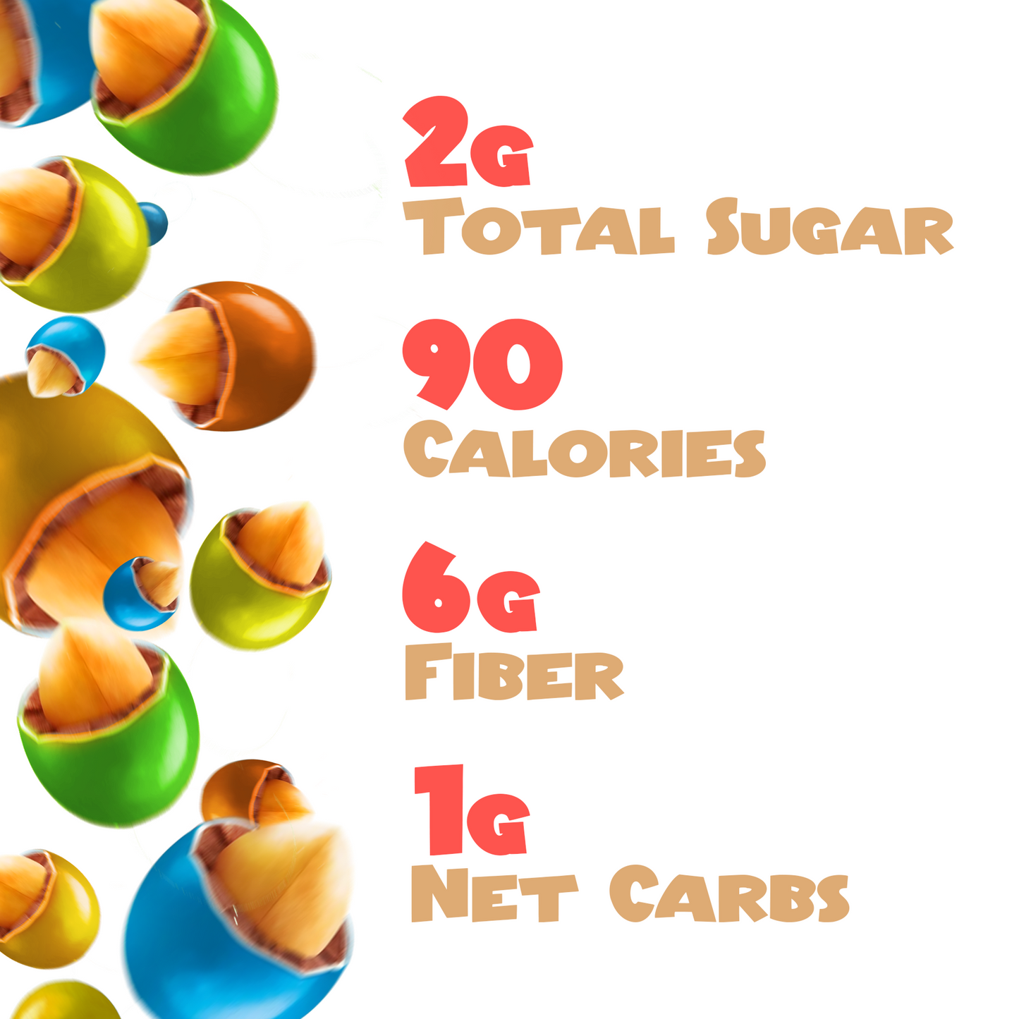 Low Glycemic Peanut + Dark Chocolate