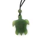 Jade Turtle and Abalone Pendant