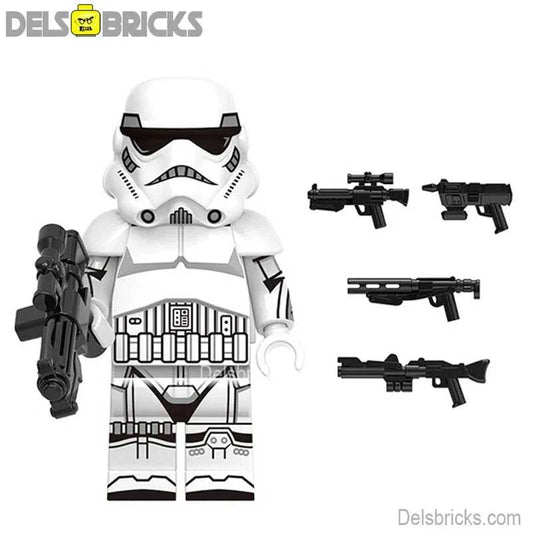 Imperial Stormtrooper & Blasters Lego Star Wars Minifigures Custom Toys - 