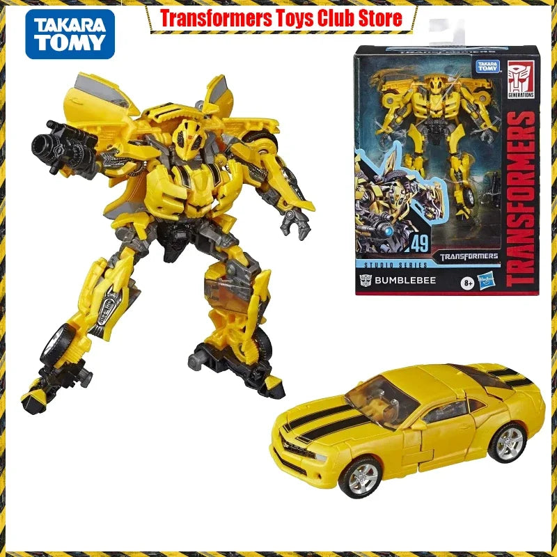 In Stock TAKARA TOMY Transformers  Studio Series SS49 Deluxe Class Movie Bumblebee Action Figure Kids Toys