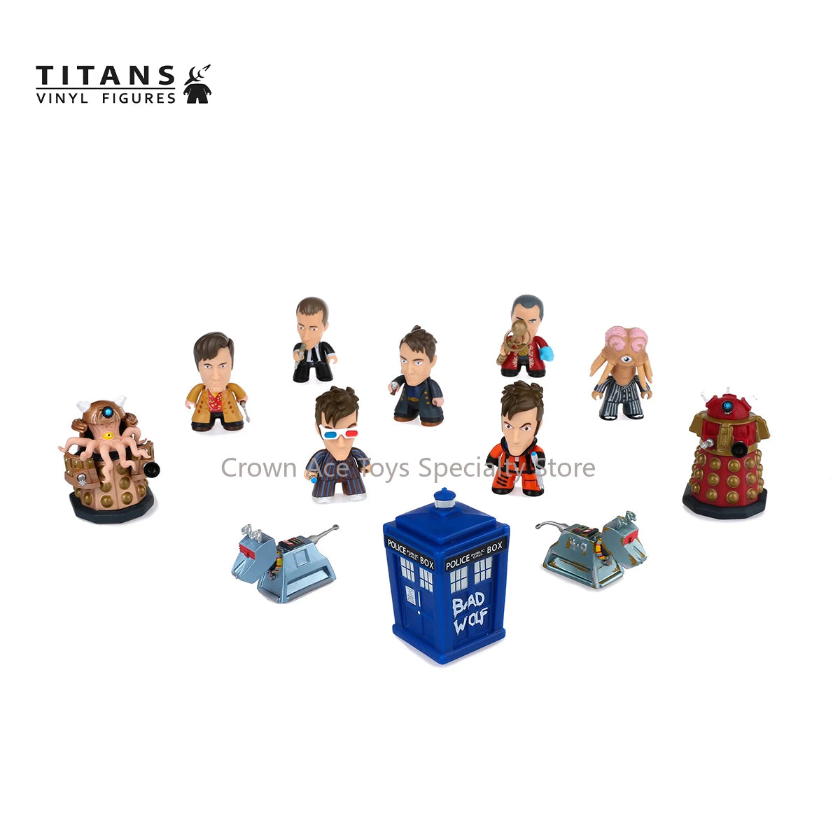 In Stock Titans Doctor Who The Good Man Tenth Doctor Gallifrey Time Lord Rose Tyler Martha Jones 3in Cute Figure Collectible Toy