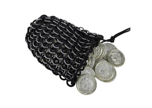 Dark Ages Tempt Fate Chainmail Dice Bag-0