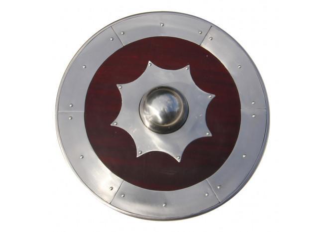 Armored Norse Land Scandinavian Round Shield-3