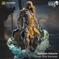 Indelian Katarin, Ocean Soul Sorcerer (Male Elf Sorcerer) - 32mm Scale