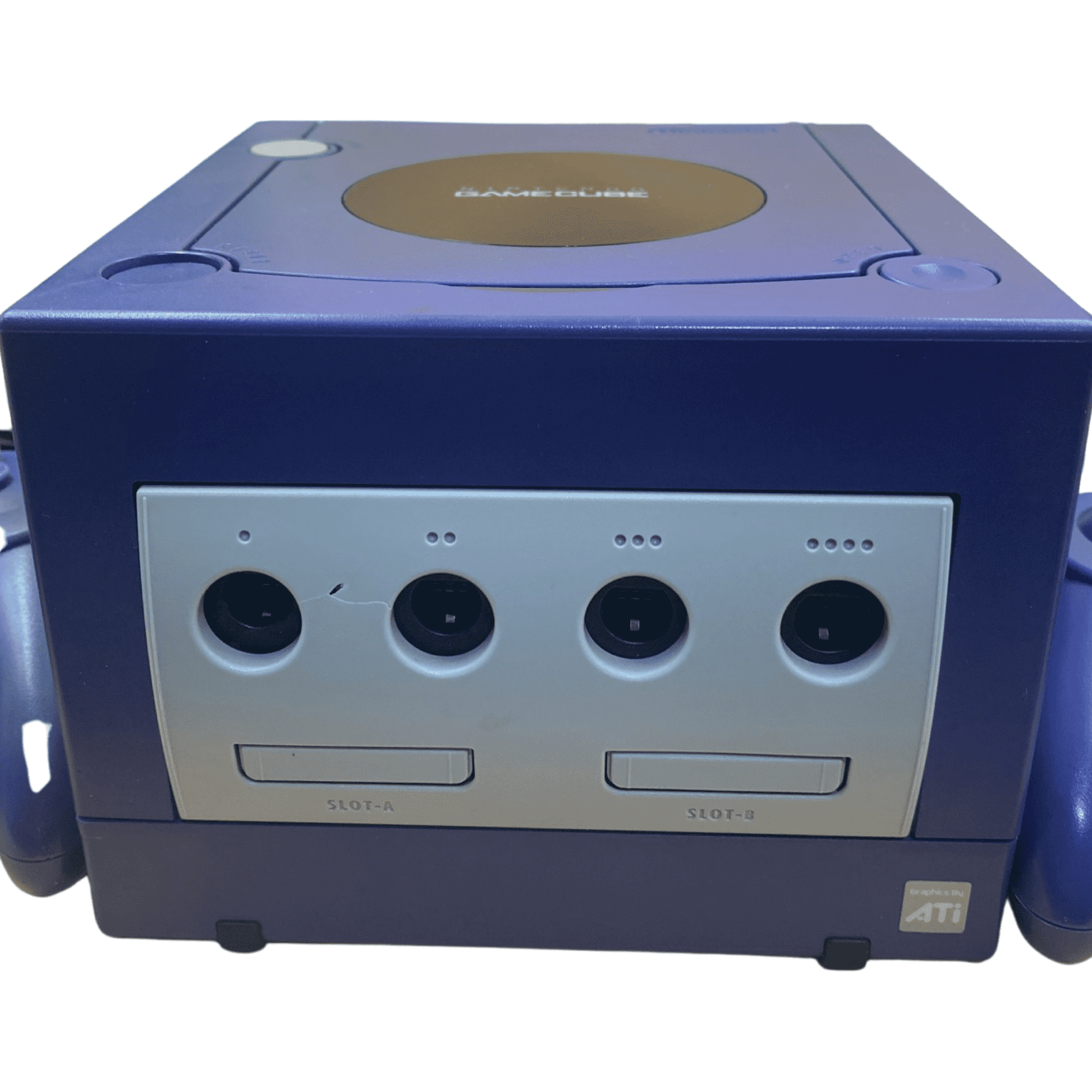 Indigo GameCube System (with 2 Original NGC Controllers)