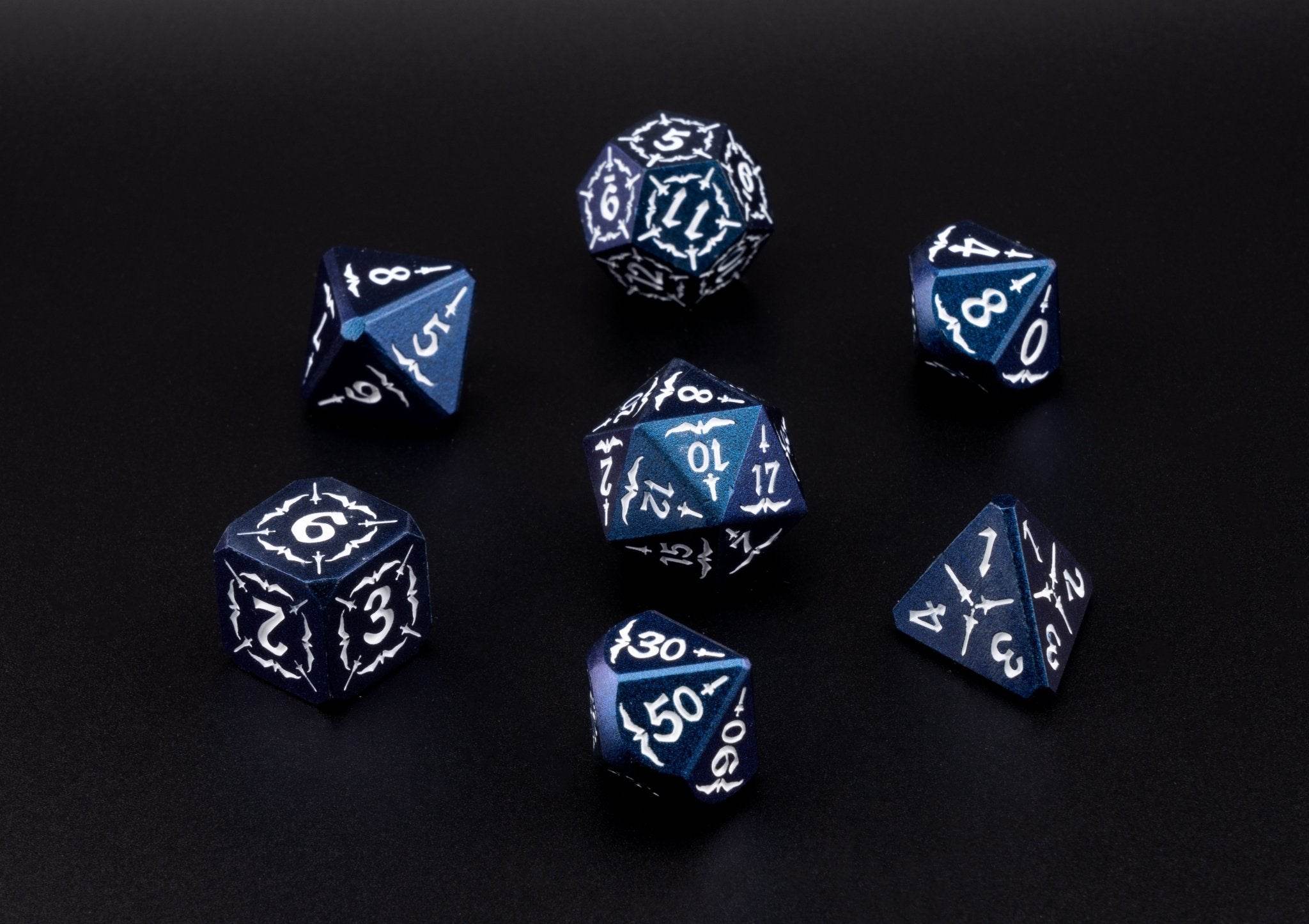 Indigo Moonrise Dice Set - 