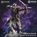 Indua'ne Viverik, Ranger of the Reaches (Male Drow Ranger) - 32mm Scale