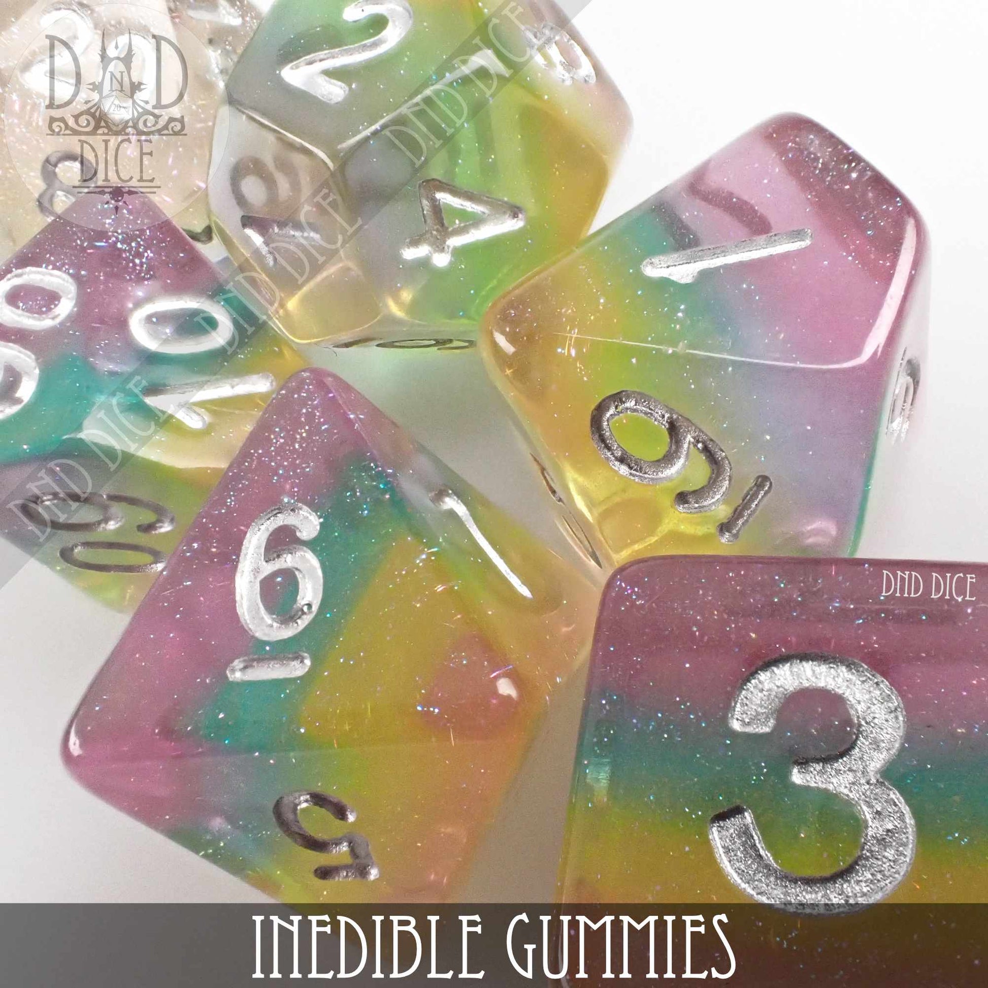 Inedible Gummies Dice Set