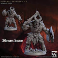 Infernal Ravager: Sculpt D (Demon Warrior) - No Helmet / Shield / Cleaver Blade
