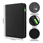 Vault X Premium Exo-Tec Zip Binder - 9 Pocket