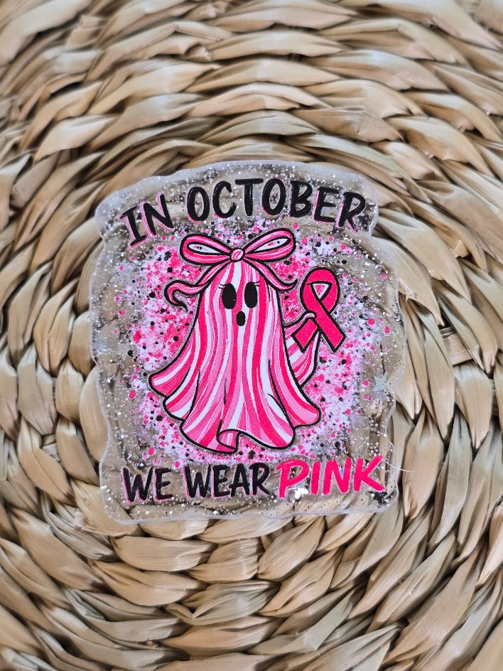 Bogg Bag Charms - In October We Wear Pink