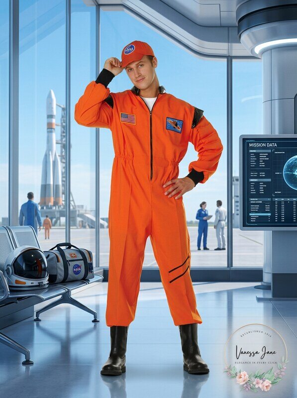 RG Costumes Shuttle Hero Teen Costume, Size 16-18/Orange