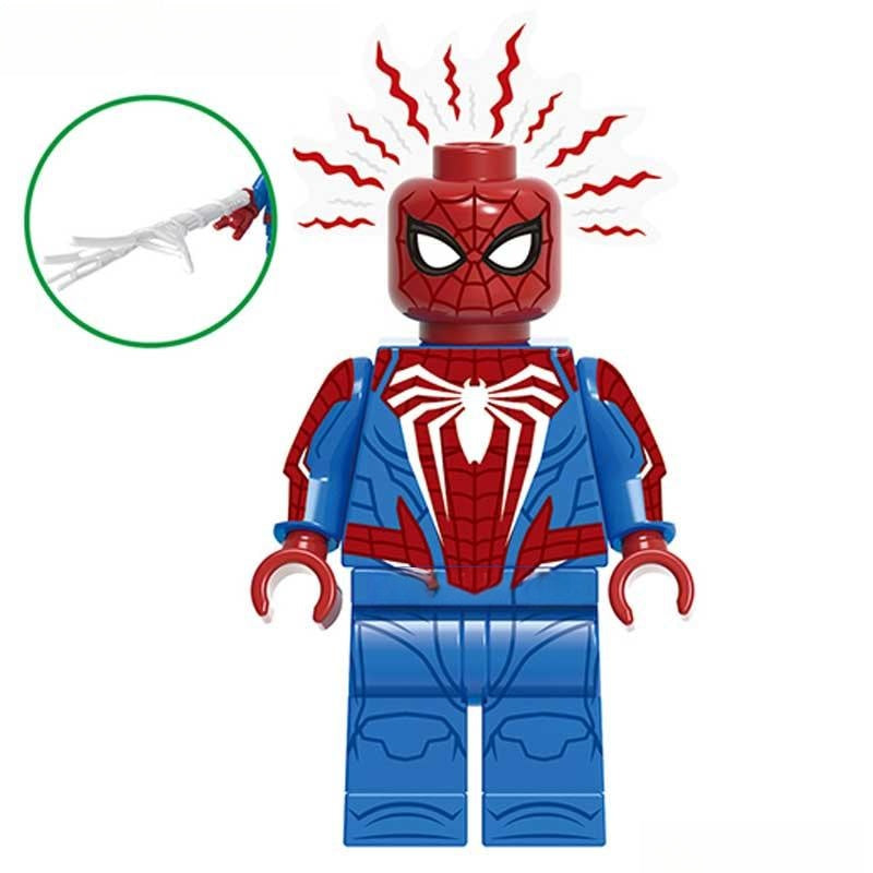 Insomniac Spider-Man Video Game Version Spiderman Minifigures