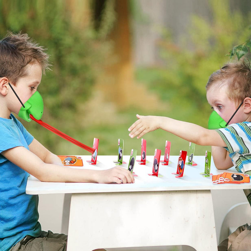 Interactive Family Toy Tongue Sticking Out Board Game in Frog Design