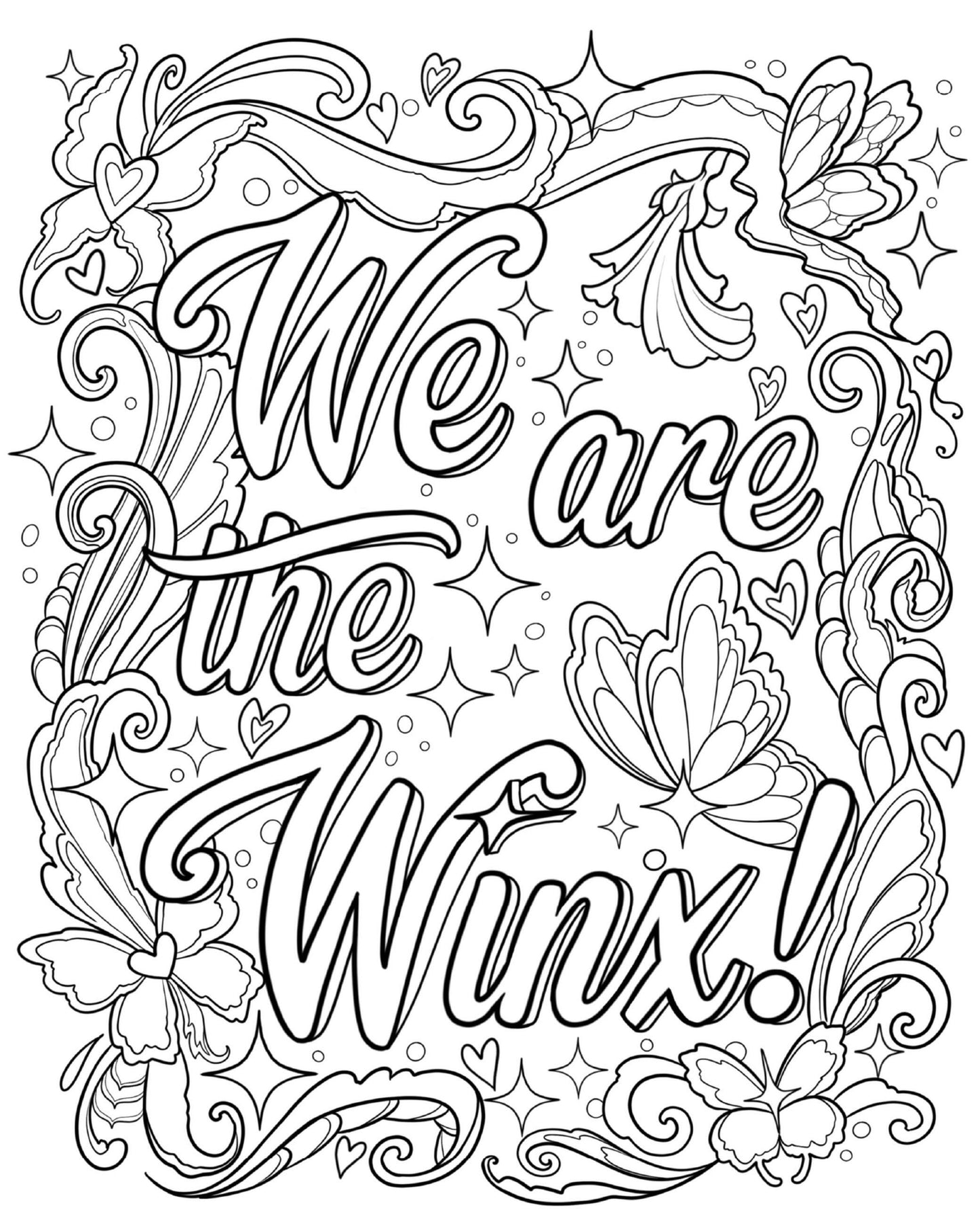 Winx Club: The Official Coloring Book