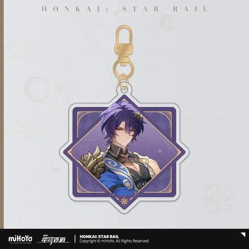 Interstellar Journey Series Acrylic Keychain Honkai: Star Rail