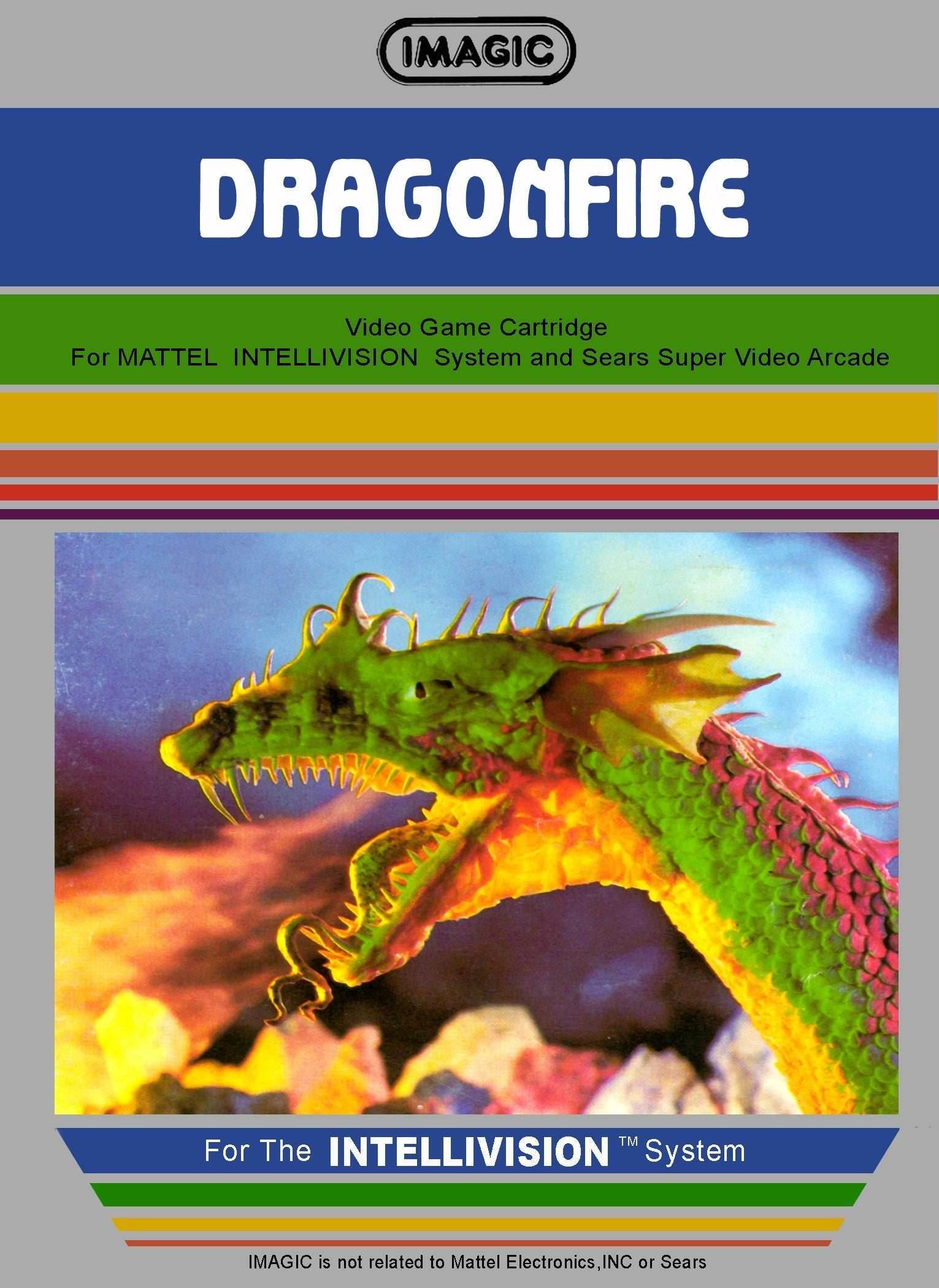 Dragonfire (Intellivision) - Game Manual Only