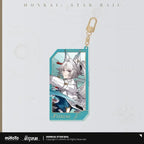 Invitation From The Stellar Series Glitter Quicksand Acrylic Keychain Honkai: Star Rail