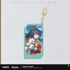 Invitation From The Stellar Series Glitter Quicksand Acrylic Keychain Honkai: Star Rail